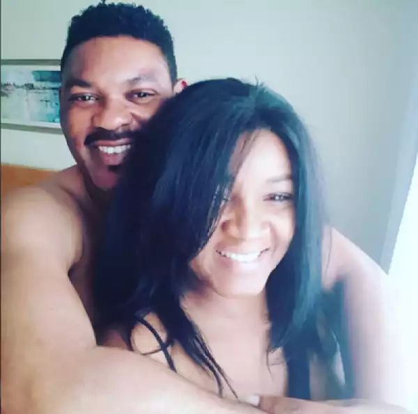 Omotola Jalade-Ekeinde Shares Love Up Selfie With Her Hubby Capt. Mathew To Celebrate Valentine